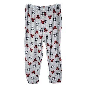 Mens Disney Mickey Mouse Patterned Lounge Pants Size XL